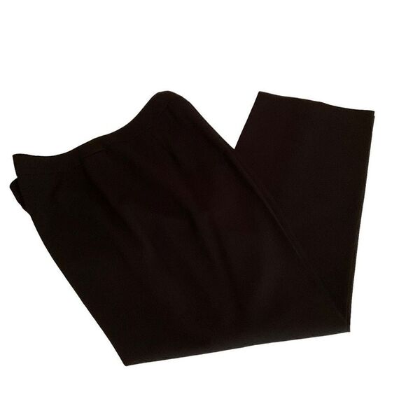 Carlisle Dress Pants Trousers Black Front Zipper Button Clasp Closure Lined 14 - Picture 6 of 12